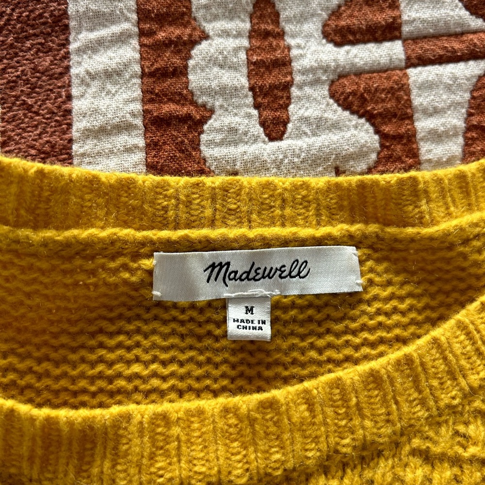 Madewell Cable Knit Sweater - Picture 3 of 5